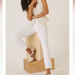 Anthropologie- MOTHER The Dazzler High-Rise Crop Jeans